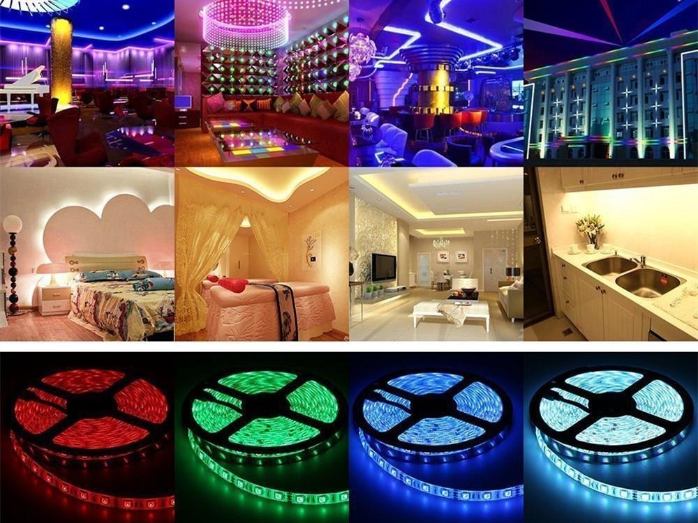 SMD 5050 LED 유연 스트립 조명 SMD 5050 LEDs Flexible Strip Lights